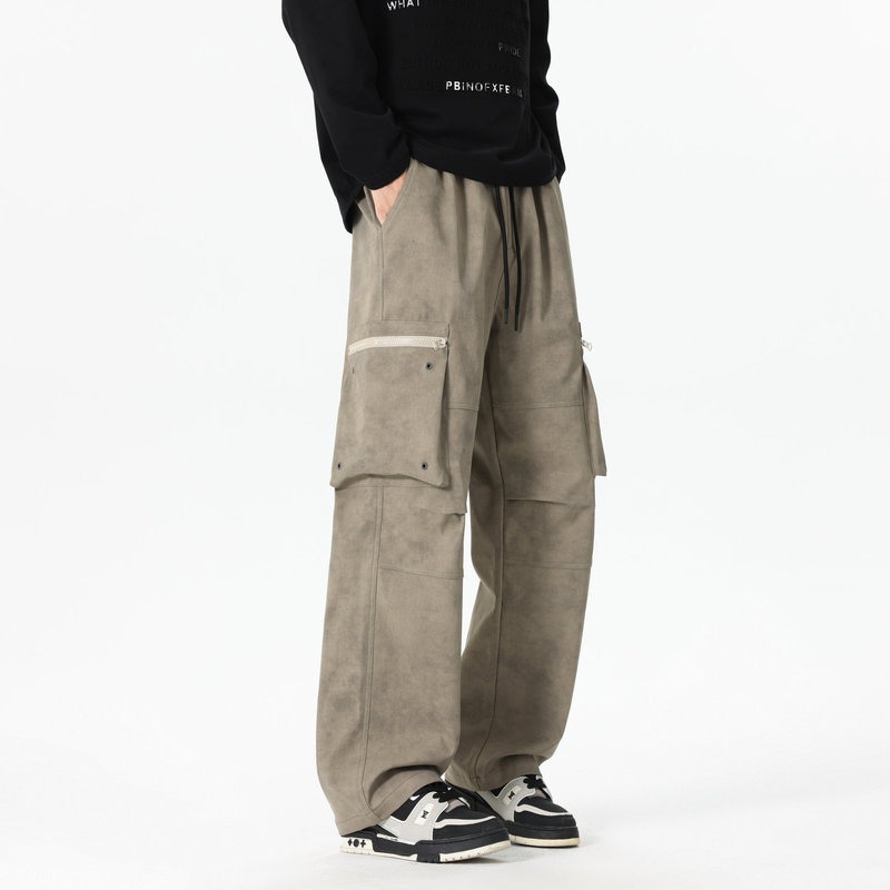 Men's Elastic High-waist Pocke - đánh giá và giá Men'S Fashion Trousers