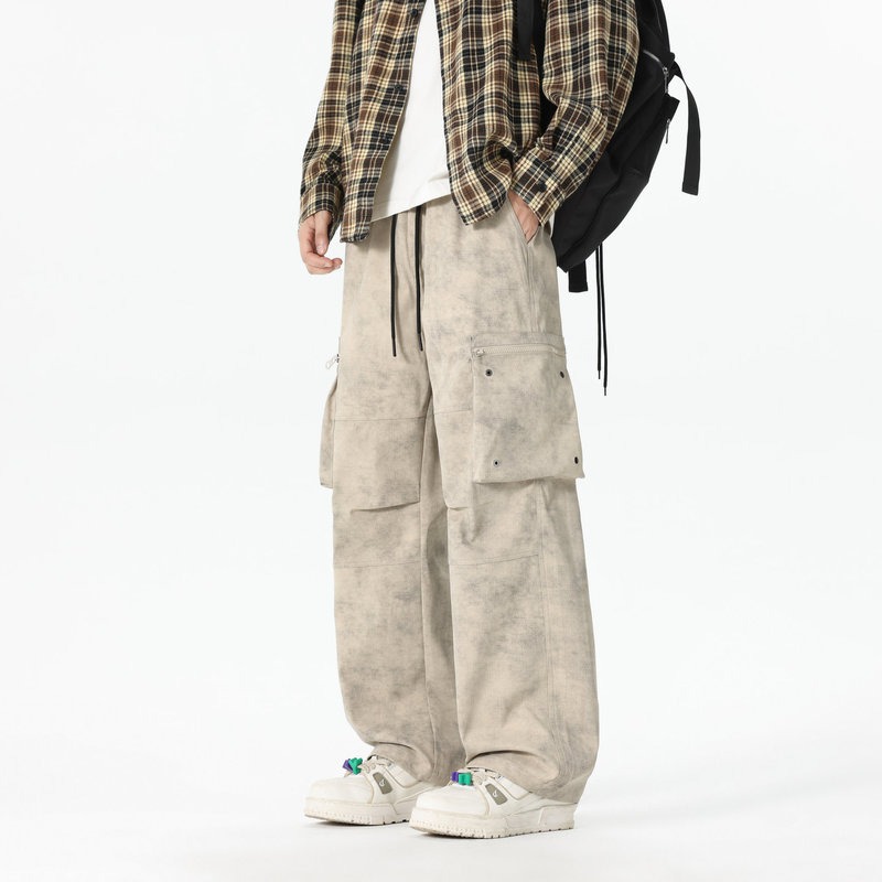 Men's Elastic High-waist Pocke - đánh giá và giá Men'S Fashion Trousers