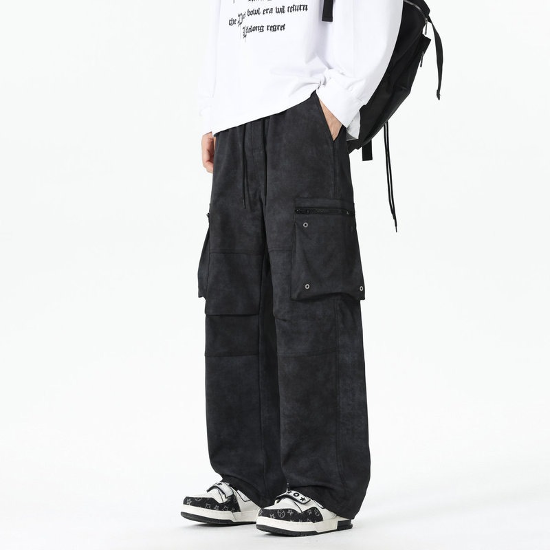 Men's Elastic High-waist Pocke - đánh giá và giá Men'S Fashion Trousers