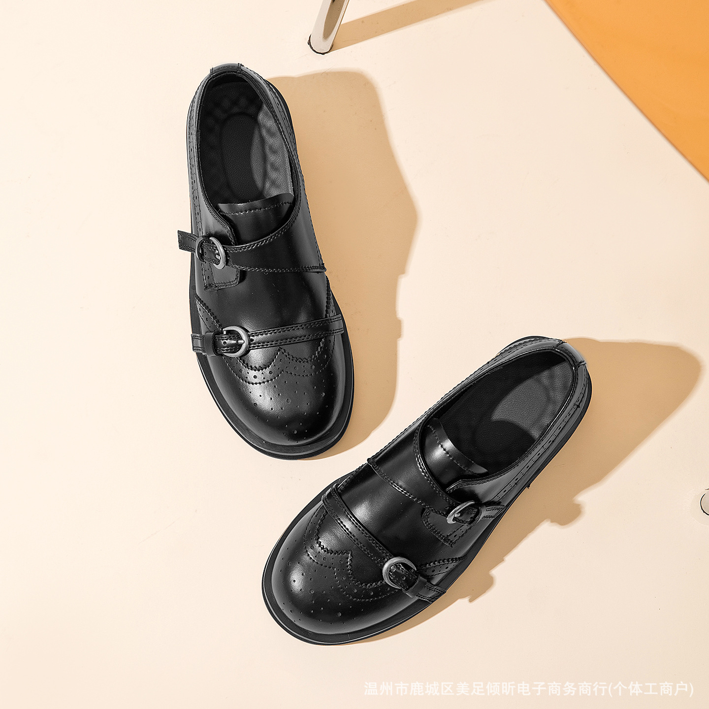 Retro Brogue Double Strap Shoe - đánh giá và giá Oxford Shoes Brogue