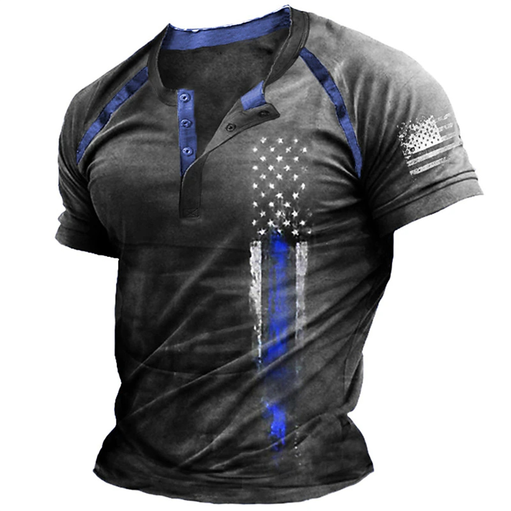 Funny 3D American Flag Print M - đánh giá và giá Mens Fashion Casual Outfits
