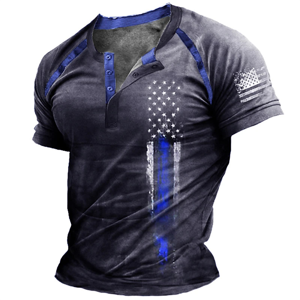 Funny 3D American Flag Print M - đánh giá và giá Mens Fashion Casual Outfits