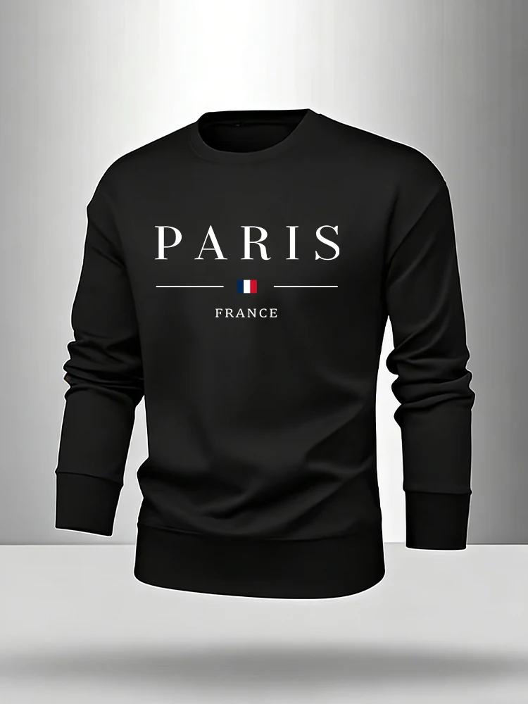 Paris Print Men's Set Pullover - đánh giá và giá Paris Men'S Fashion