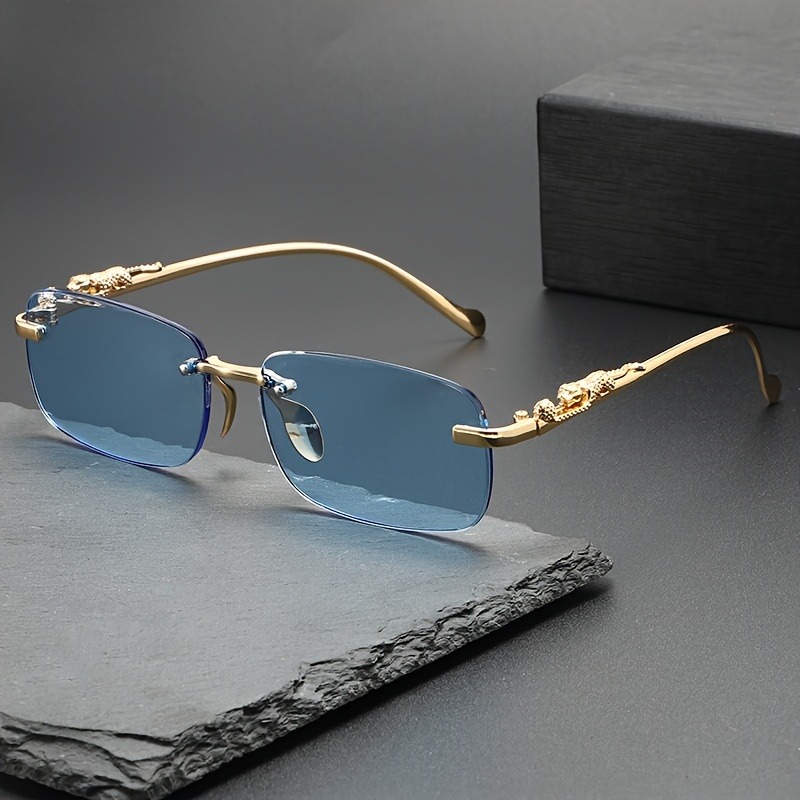 Fashion Rimless Metal Sunglass - đánh giá và giá Men'S Fashion Glasses
