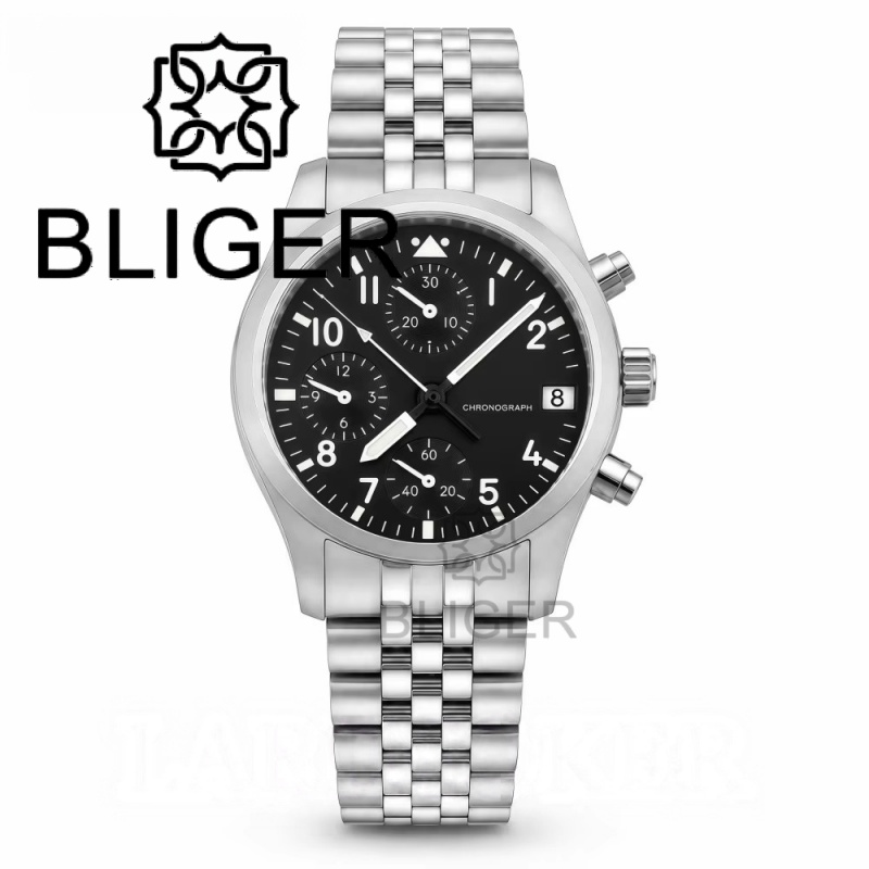 BLIGER Full Black Brushed 38mm - đánh giá và giá Men'S Fashion Jewelry