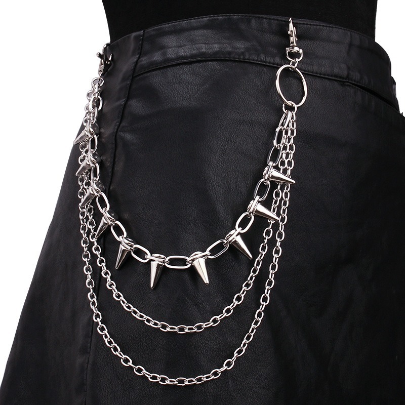 Hip Hop Punk Rock Metal Pants  - đánh giá và giá Men Fashion Key