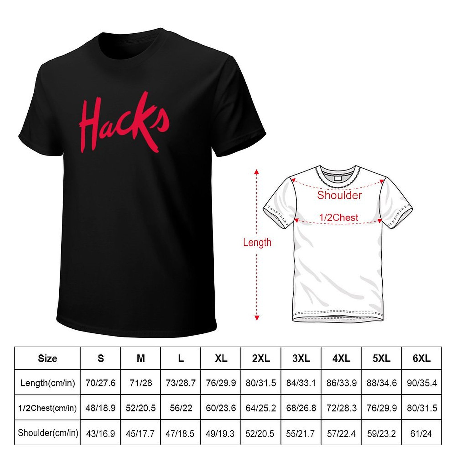 Hacks logo T-Shirt Summer Fash - đánh giá và giá Mens Fashion Hacks