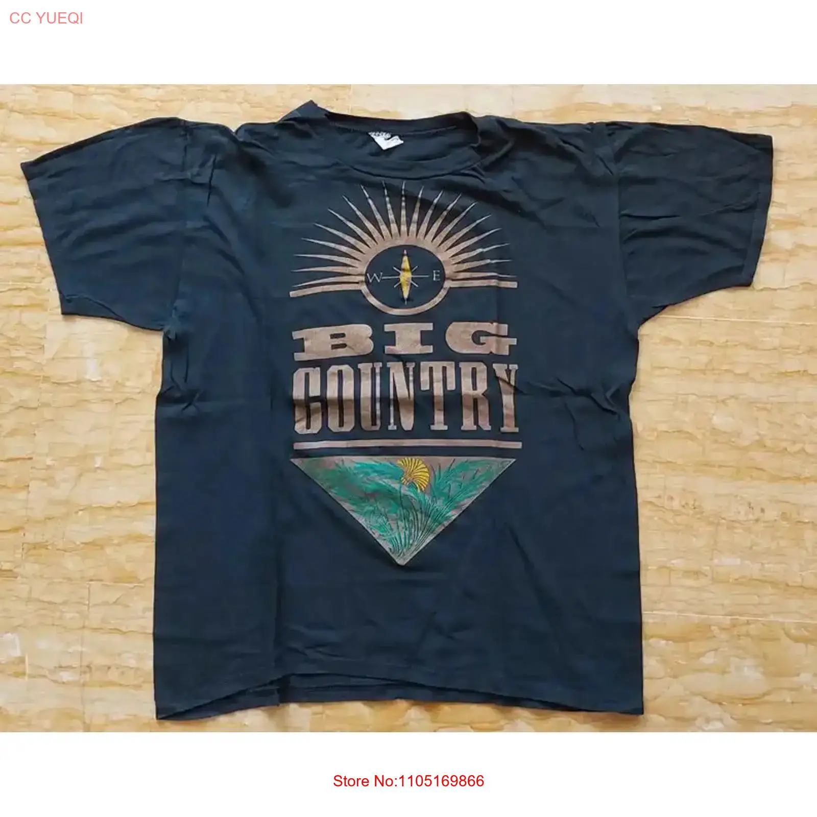 BIG COUNTRY vintage '83 black  - đánh giá và giá Mens Fashion Black Shirt