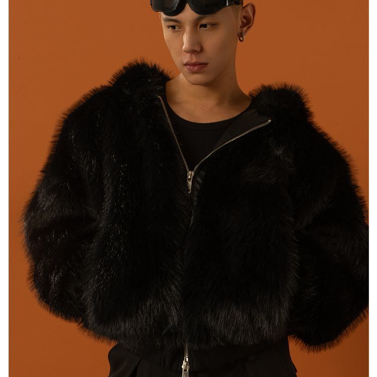 Men's Winter Warm Faux Fur Jac - đánh giá và giá Men'S Fashion Zipper Jacket