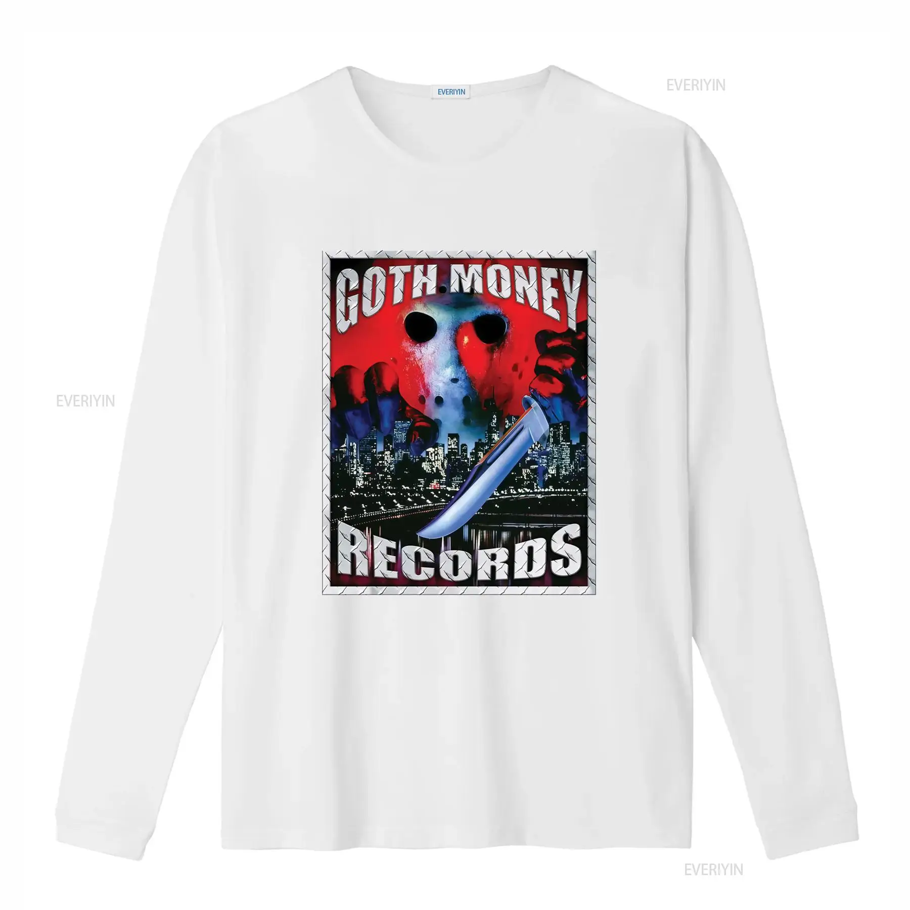 Goth Money Records Jason Logo  - đánh giá và giá Mens Fashion Black Shirt