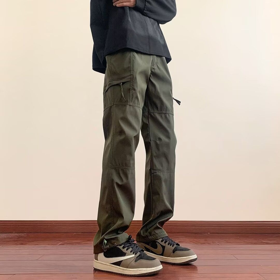 Men Cargo Pants Straight Leg W - đánh giá và giá Men'S Fashion Trousers