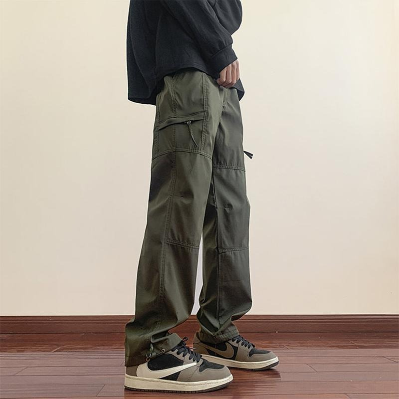 Men Cargo Pants Straight Leg W - đánh giá và giá Men'S Fashion Trousers