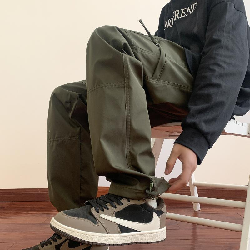 Men Cargo Pants Straight Leg W - đánh giá và giá Men'S Fashion Trousers