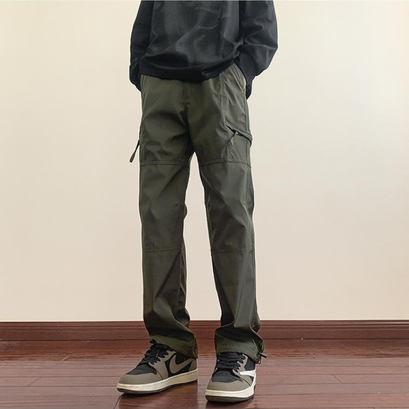 Men Cargo Pants Straight Leg W - đánh giá và giá Men'S Fashion Trousers