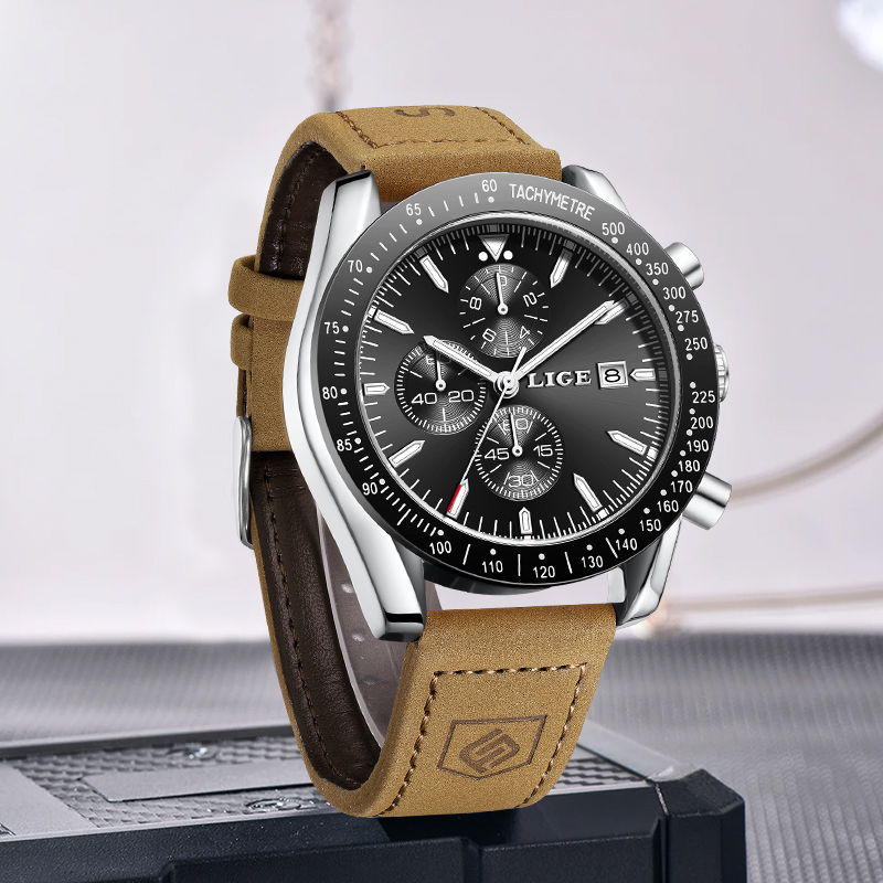 LIGE Retro Fashion Outdoor Qua - đánh giá và giá Belt Mens Fashion