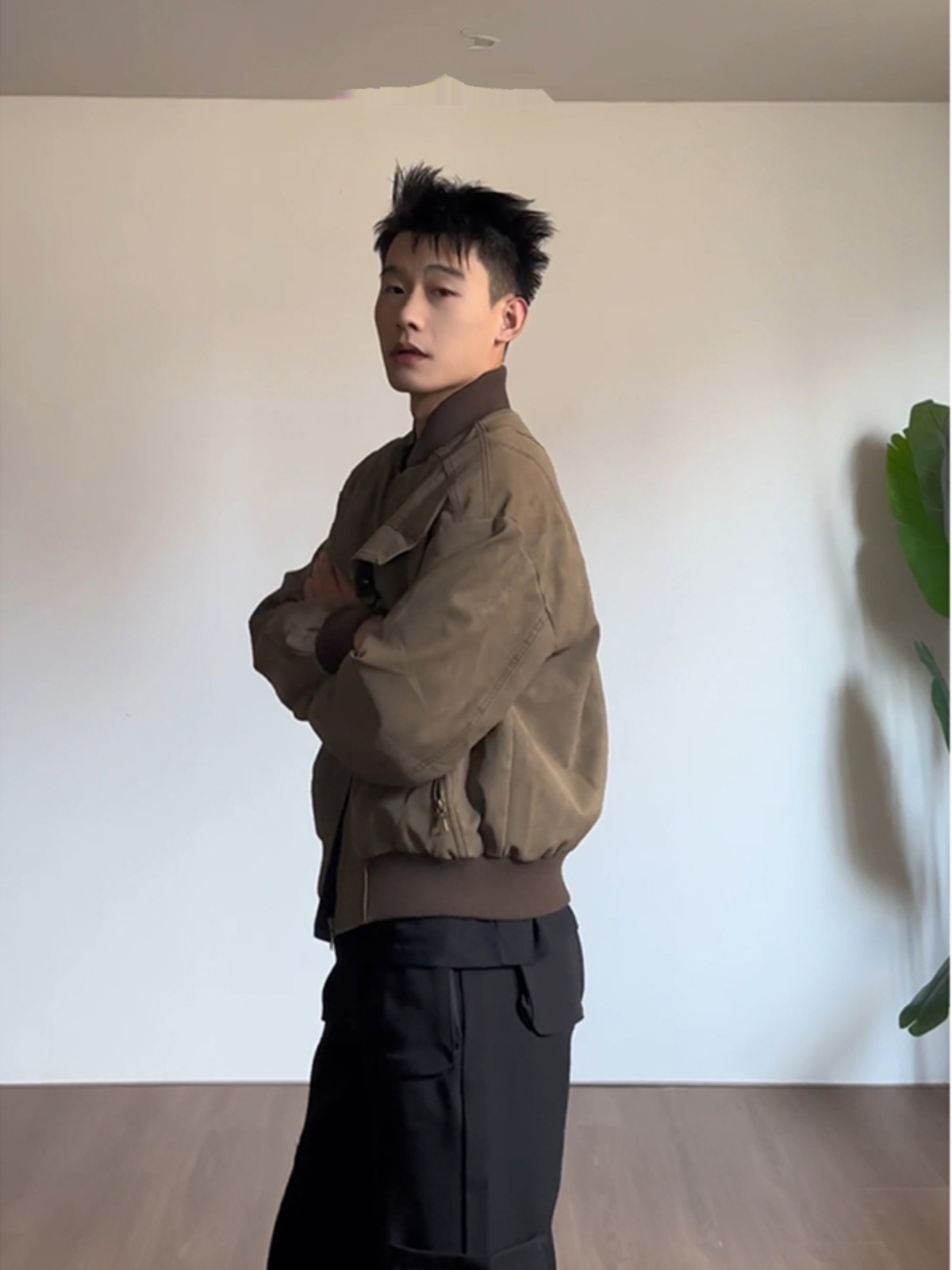 Vintage Brown Short Baseball J - đánh giá và giá Harrington Jacket