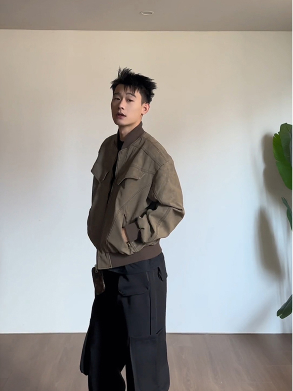 Vintage Brown Short Baseball J - đánh giá và giá Harrington Jacket