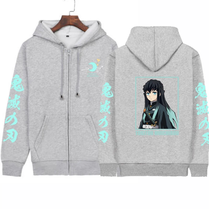 CyAnime Demon Slayer Mens Zipp - đánh giá và giá Men'S Fashion Zipper Jacket