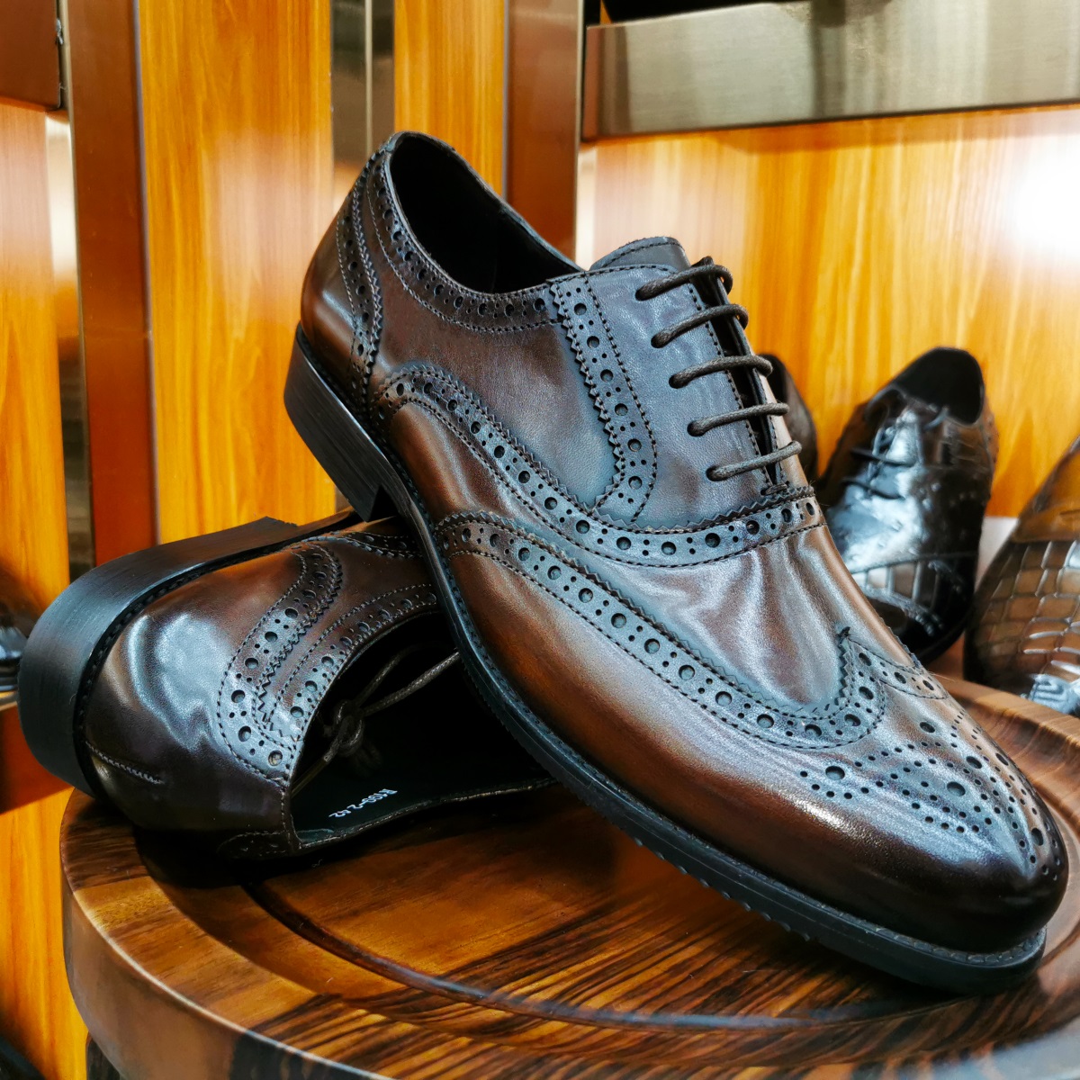 Luxury Men's Dress Shoes Genui - đánh giá và giá Oxford Shoes Brogue
