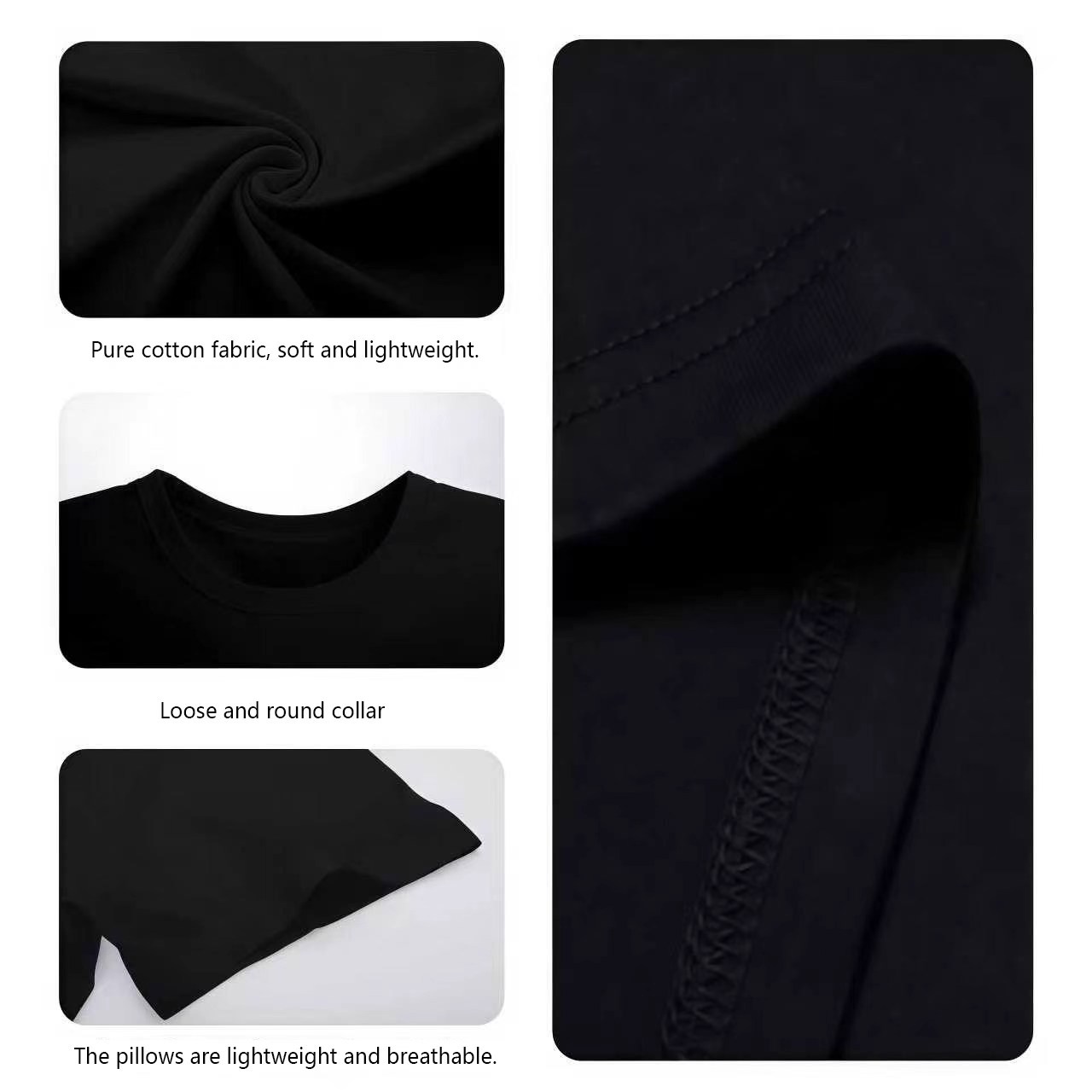 100% Cotton Golf Gift T-Shirt  - đánh giá và giá Mens Fashion Black Shirt