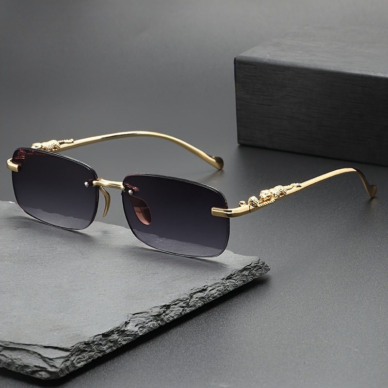 Fashion Rimless Metal Sunglass - đánh giá và giá Men'S Fashion Glasses