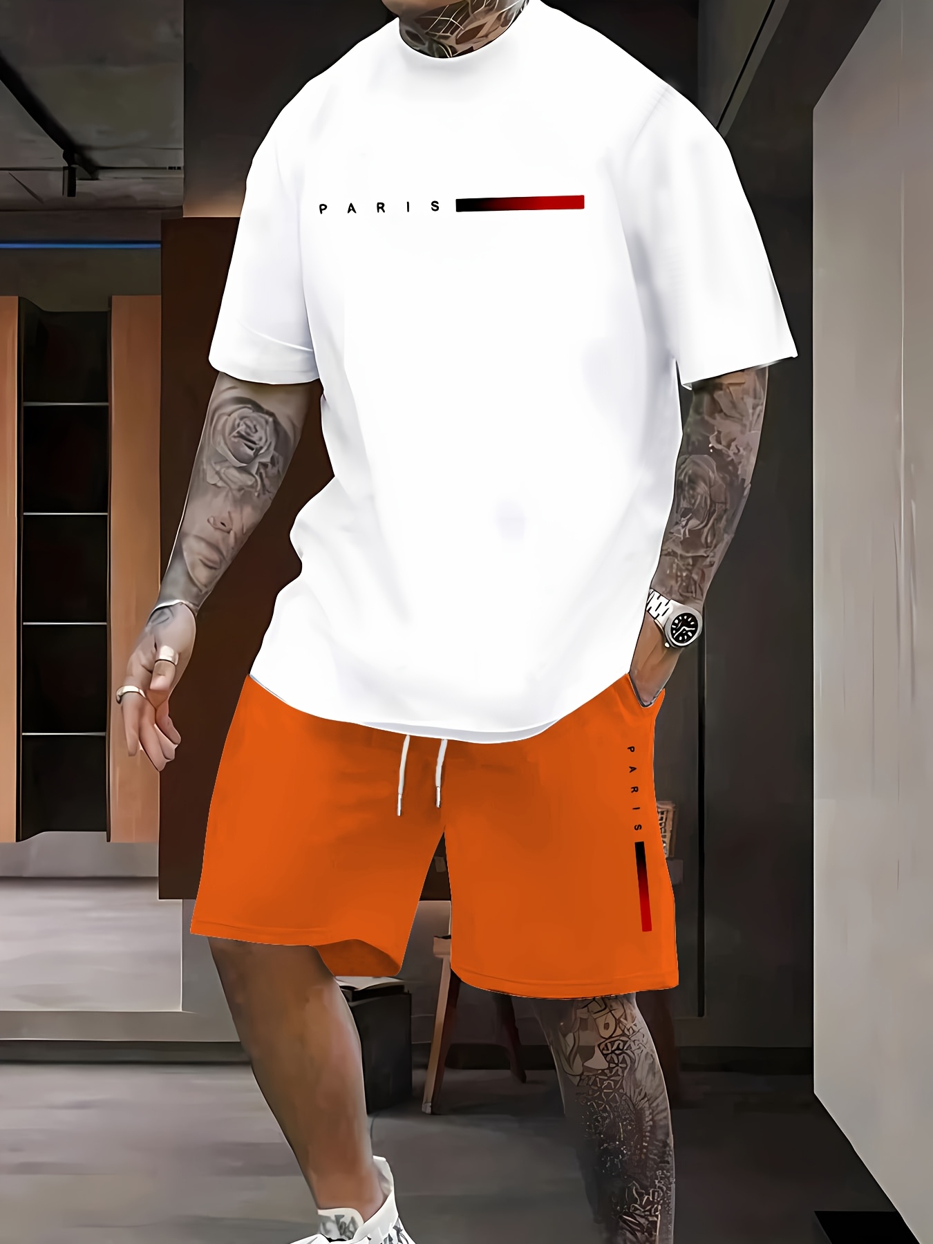 Paris Men's Casual Set Spring/ - đánh giá và giá Paris Men'S Fashion