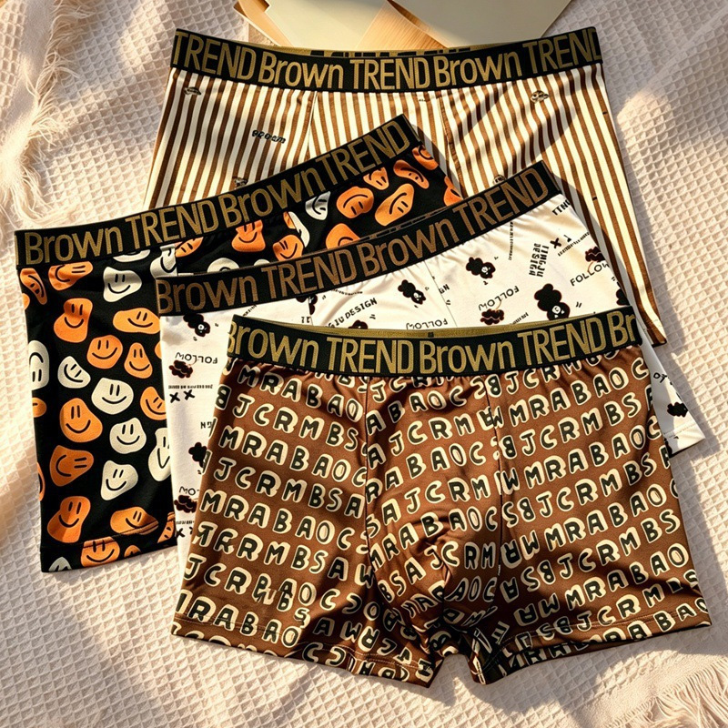 4PCS! Men's Underwear! Printed - đánh giá và giá Men'S Fashion Lk