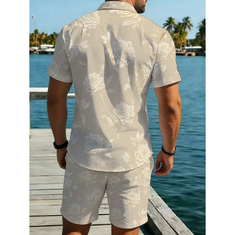 Men's Summer Polyester Floral  - đánh giá và giá Mens Fashion Casual Outfits