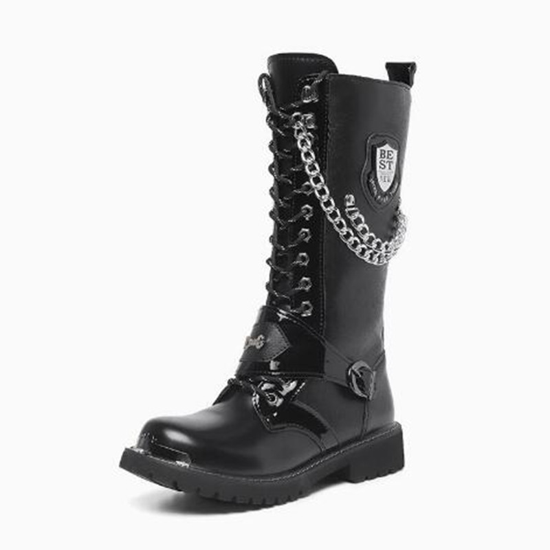 Men Fashion Motorcycle Boots M - đánh giá và giá Belt Mens Fashion