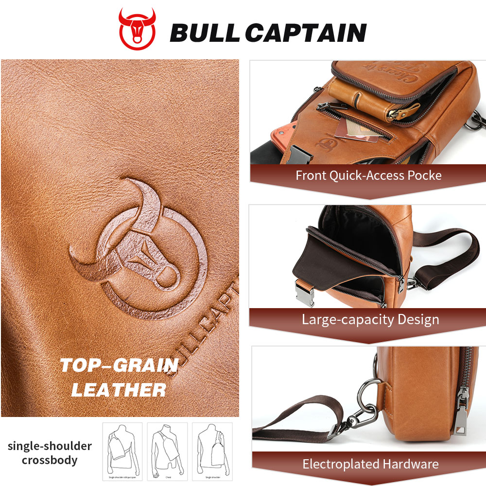 BULLCAPTAIN Genuine Leather Ch - đánh giá và giá Mens Fashion Blog