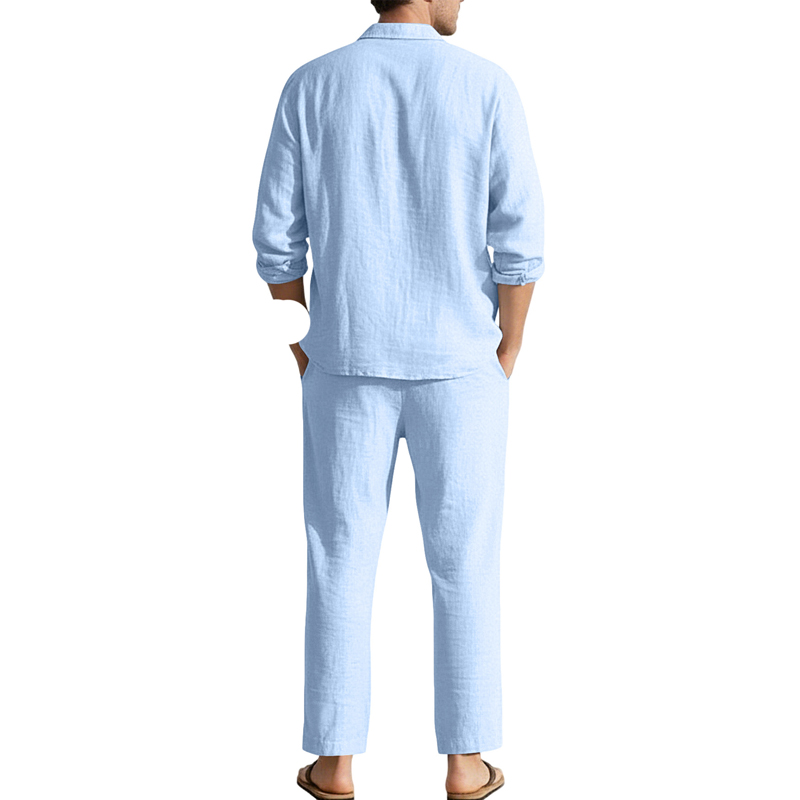 Spring Summer Linen Casual Set - đánh giá và giá Men'S Fashion Pants