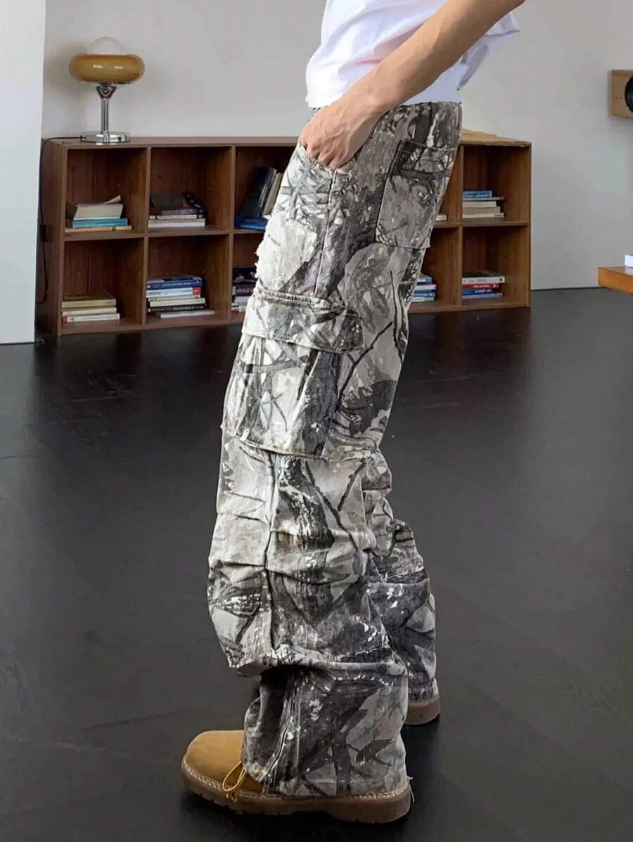 Men's Fashion Cargo Pants With - đánh giá và giá Men'S Fashion Trousers