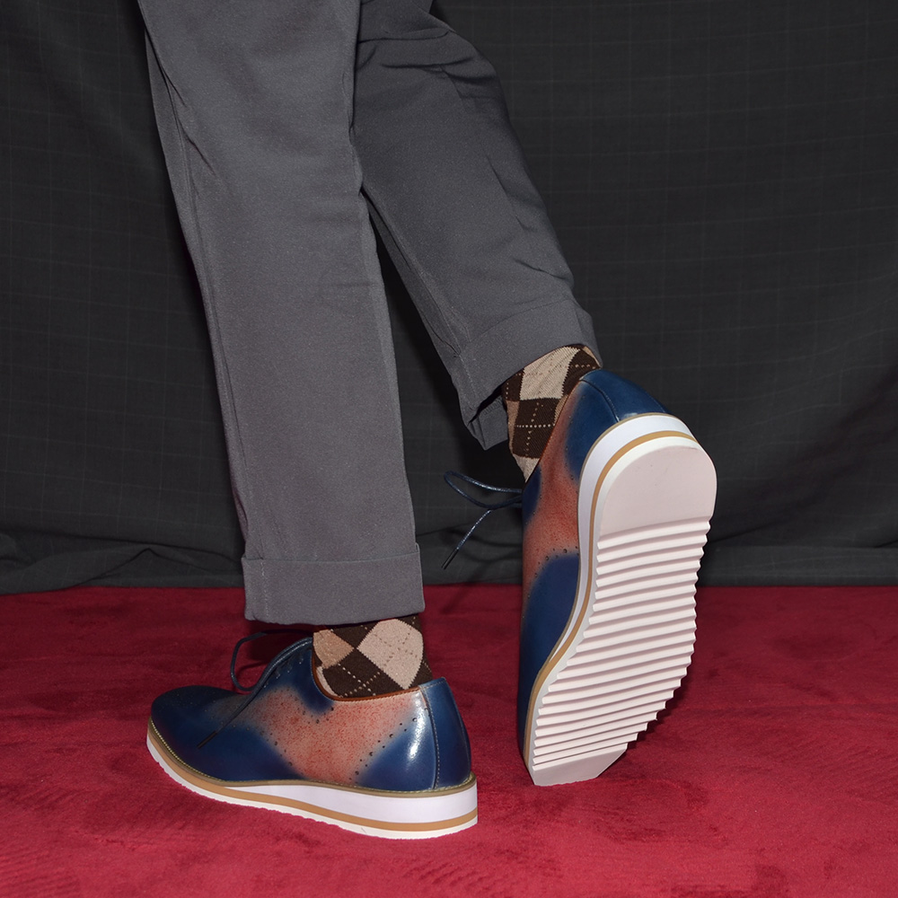 Luxury Plain Toe Duotone Color - đánh giá và giá Oxford Shoes Brogue